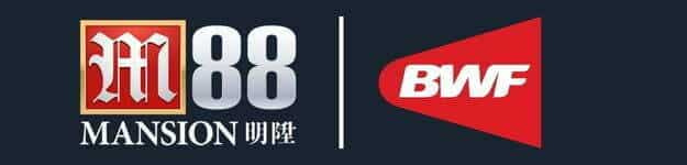 m88 badminton world federation logo